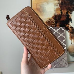 NWOT COACH MEN’S ACCORDION WALLET IN LEATHER